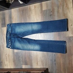 True religion slim straight pocket flap jeans